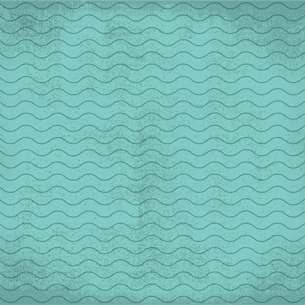 teal background wavy lines