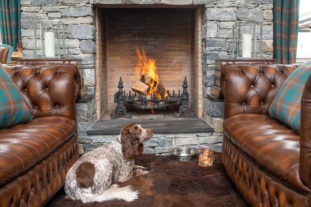 The Grand Room in the cosy Skye Inn Portre on Isle of Skye