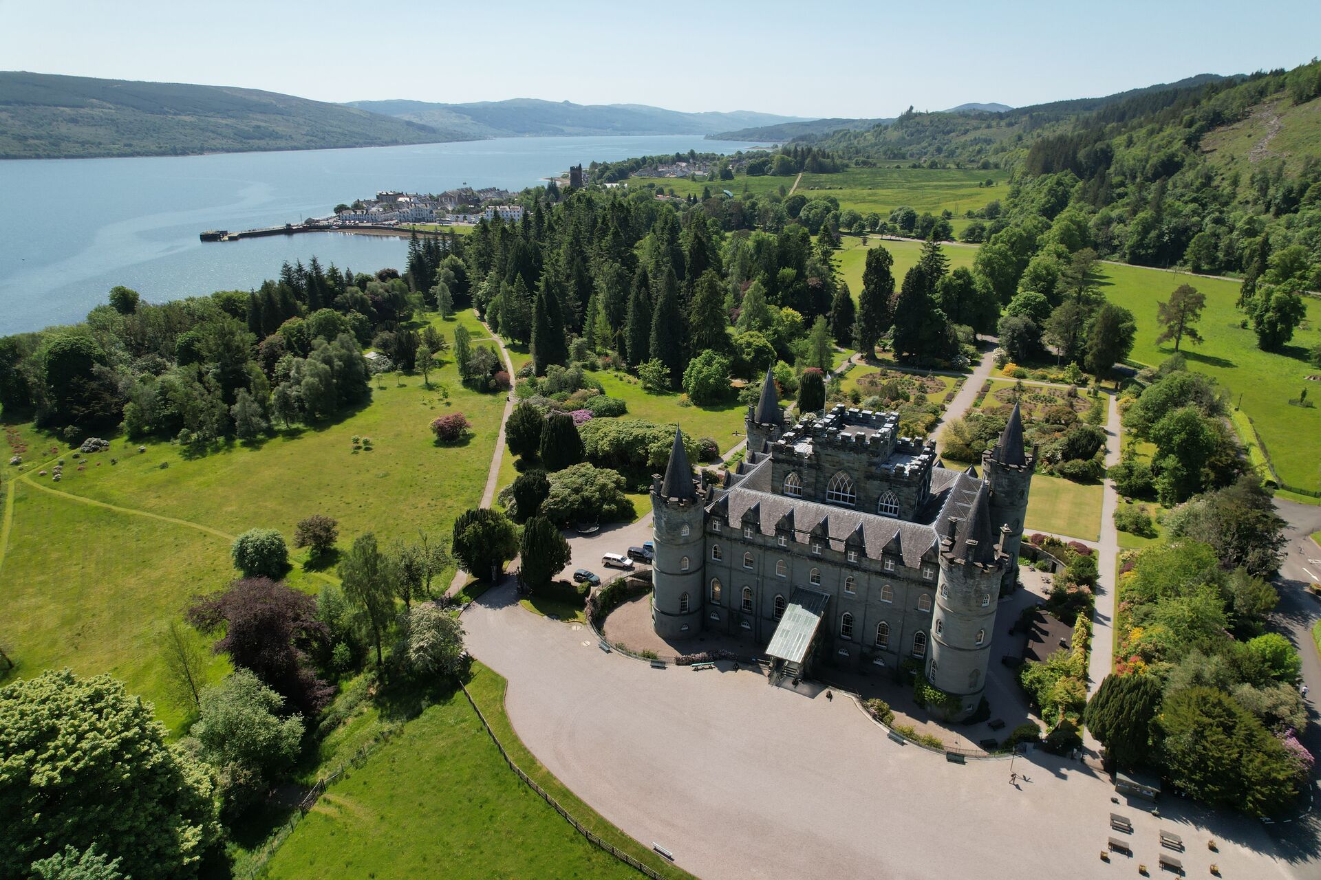 Inveraray on Loch Fyne, Scotland